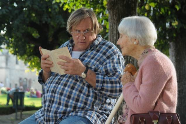 Gérard Depardieu e Gisèle Casadesus: encontros diários para sessões de leitura em Minhas Tardes com Margueritte Gérard Depardieu e Gisèle Casadesus: encontros diários para sessões de leitura em Minhas Tardes com Margueritte