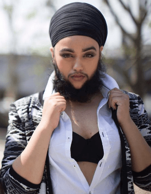 Mulher entra no ‘Guinness Book’ por ser a mais jovem a ter barba completa