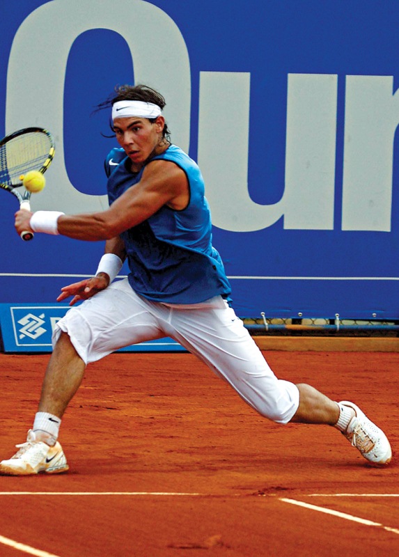 O tenista espanhol Rafael Nadal: uma das estrelas que disputam o Brasil Open 2013 O tenista espanhol Rafael Nadal: uma das estrelas que disputam o Brasil Open 2013