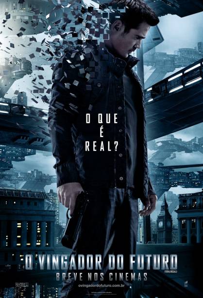 Pôster de O Vingador do Futuro: fita de ação com Colin Farrell