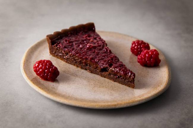 Confeitaria Marília Zylbersztajn - torta de chocolate e amora