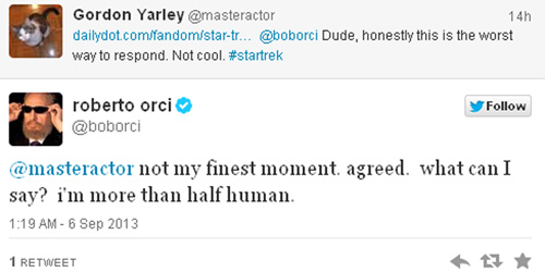 Produtor de ‘Além da Escuridão: Star Trek’ ofende fãs da série na internet; entenda a treta