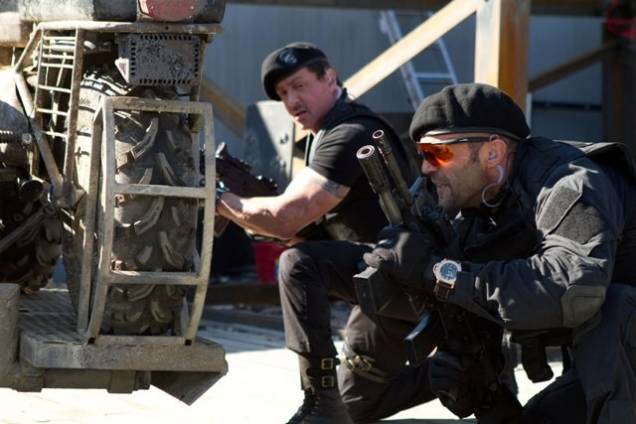 Sylvester Stallone e Jason Statham: fita de ação Os Mercenários 2 Sylvester Stallone e Jason Statham: fita de ação Os Mercenários 2