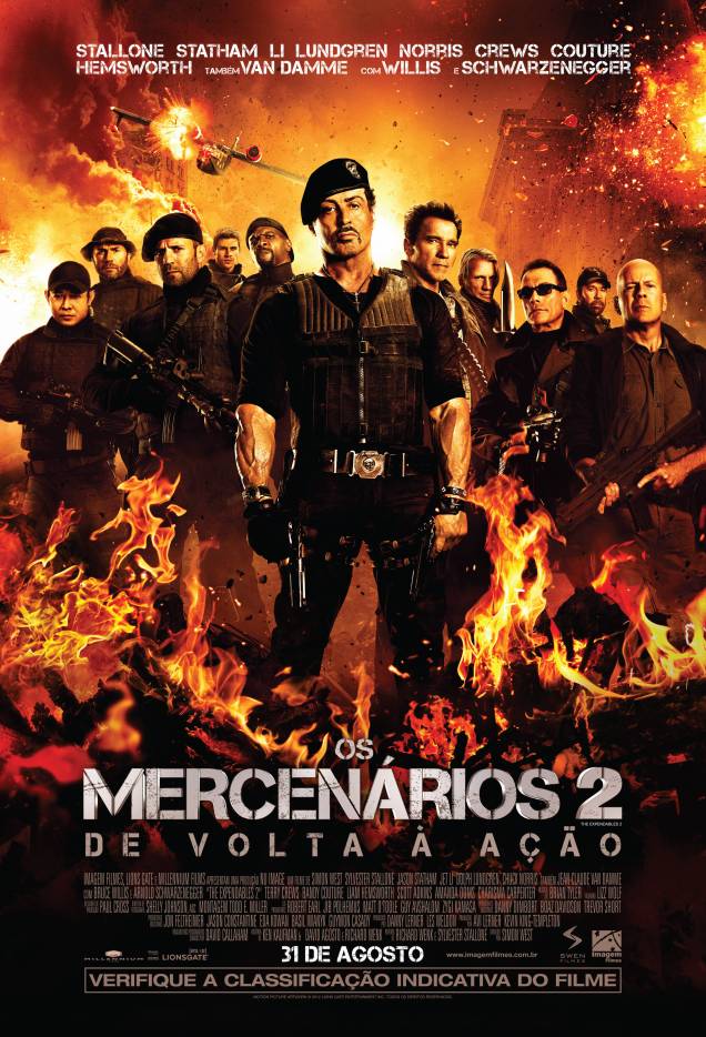 Nan Yu, Sylvester Stallone eDolph Lundgren: à frente do elenco da fitade ação Os Mercenários 2 Nan Yu, Sylvester Stallone eDolph Lundgren: à frente do elenco da fitade ação Os Mercenários 2