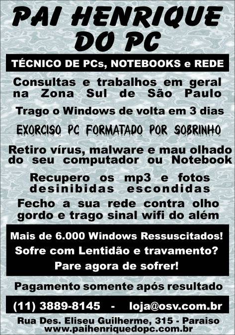 Pai Henrique do PC - Flyer