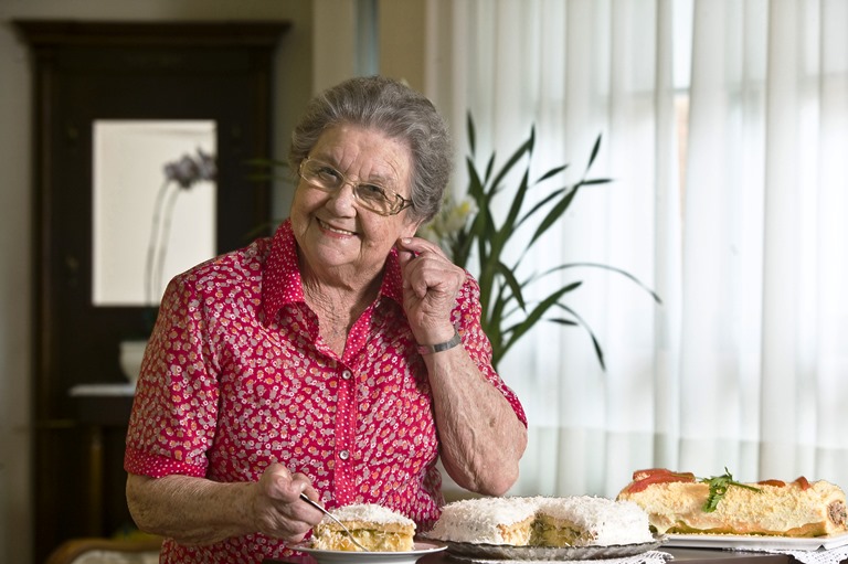 Palmirinha Onofre: a vovó da TV aprovou as receitas (Foto: Mario Rodrigues)