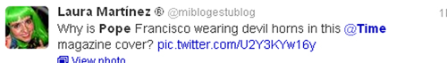 Polêmica do dia: “chifres” do papa na capa da revista Time são criticados na internet