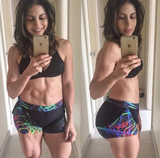 A nutricionista Gabriela Zugliane se superou: apareceu com um tanquinho dez dias depois de dar à luz (Foto: Reprodução Instagram)