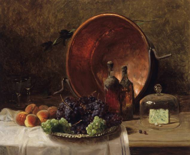 Natureza morta, s.d., de Pedro Alexandrino - Óleo sobre tela, 80 x 100 cm Natureza morta, s.d., de Pedro Alexandrino - Óleo sobre tela, 80 x 100 cm