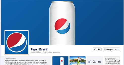 No Facebook, Pepsi faz piada com as novas latinhas da Coca-Cola
