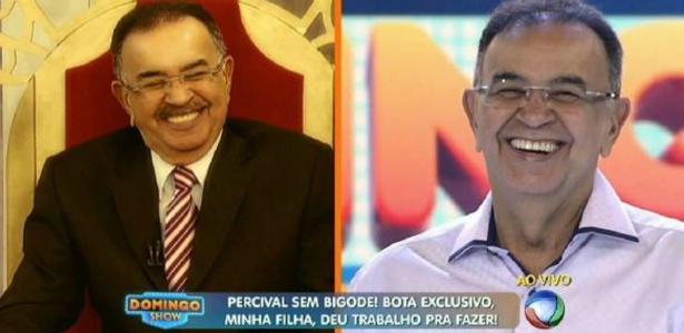 O jornalista já sem bigode. E qual a sua opinião? (foto: reprodução/rede record)