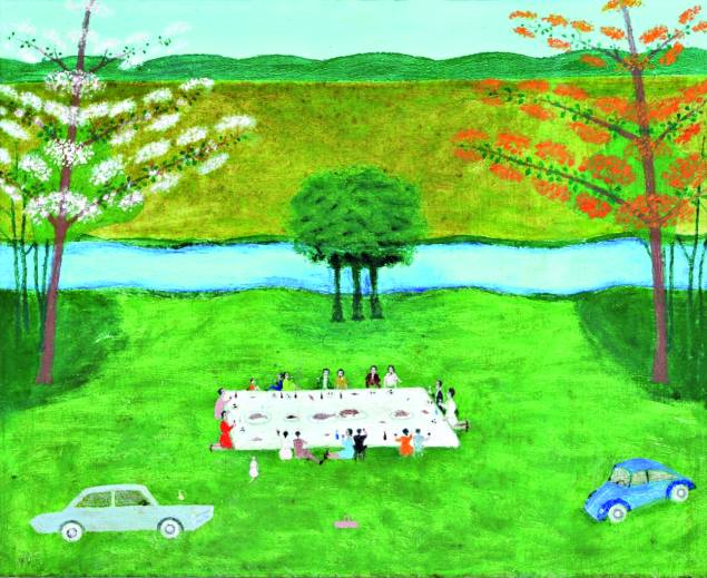 O Pic Nic, de Júlio Martins da Silva: mostra do artista naïf O Pic Nic, de Júlio Martins da Silva: mostra do artista naïf