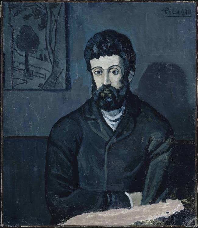 Picasso, Portrait d'homme, 1903, © RMN-Grand Palais (Musée national Picasso-Paris), © Succession Picasso, 2015