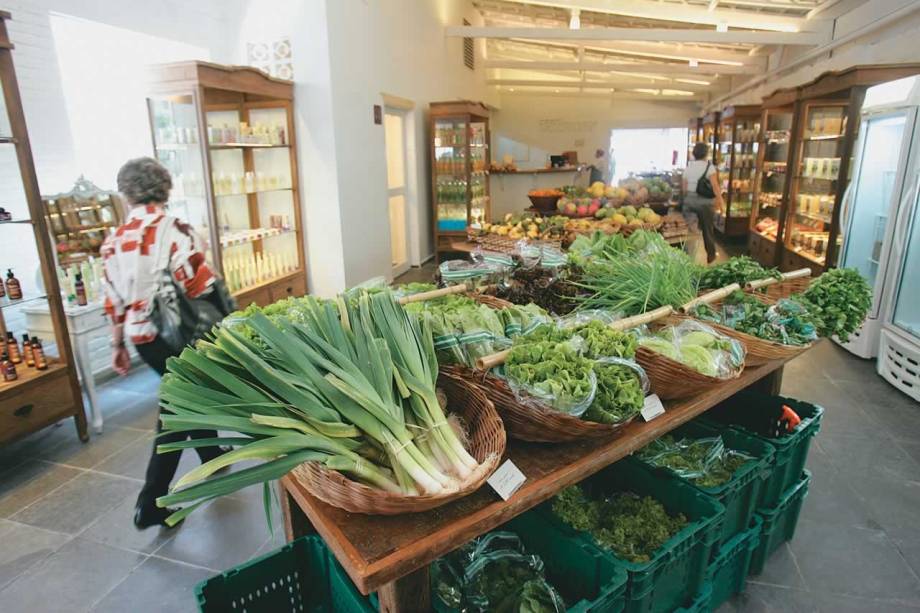 Mesa verde: os produtores estão indicados nas placas Mesa verde: os produtores estão indicados nas placas