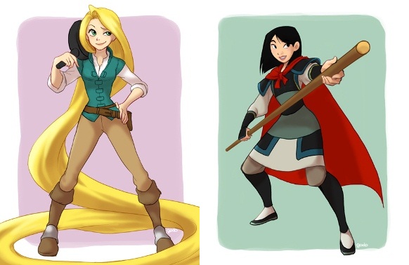 rapunzelflinnmulan