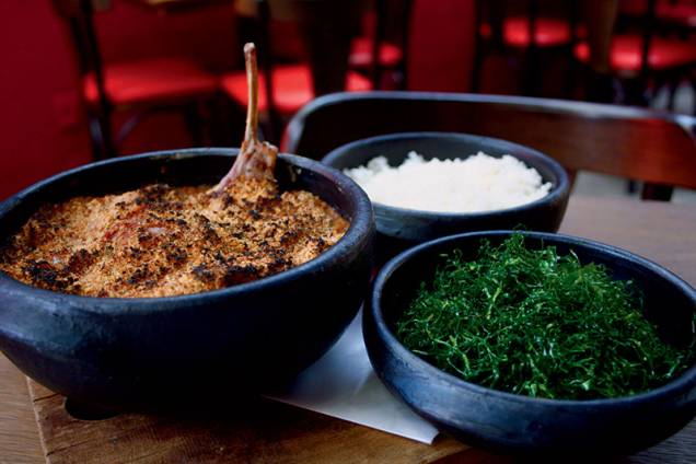 Cassoulet: pedida feita com feijão-branco Cassoulet: pedida feita com feijão-branco