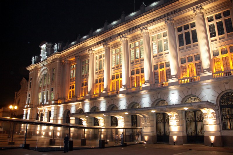 Edifício abrigou a antiga estação da Estrada de Ferro Sorocabana Edifício abrigou a antiga estação da Estrada de Ferro Sorocabana