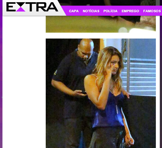 Sasha foge de fotógrafos no Rio de Janeiro