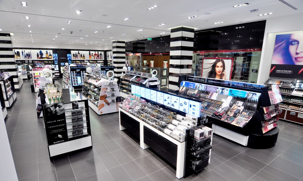 Interior da nova unidade da Sephora, no Shopping Higienópolis