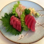 No menu do Shigue: sashimi caprichado