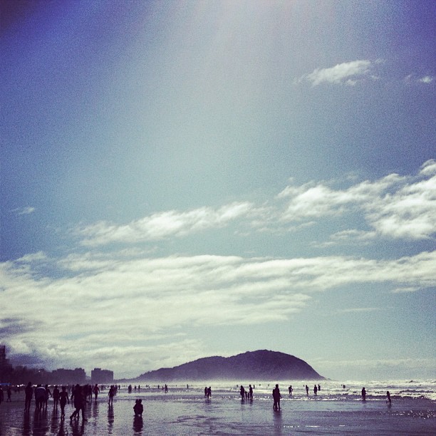 Só para registrar: o sol está de volta!