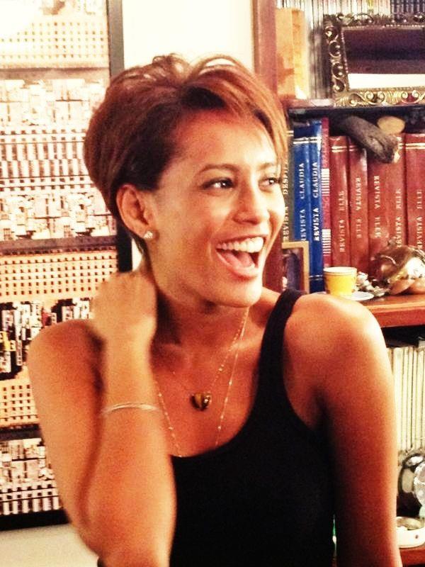 O novo corte de cabelo de Taís Araújo – ficou ainda mais curto