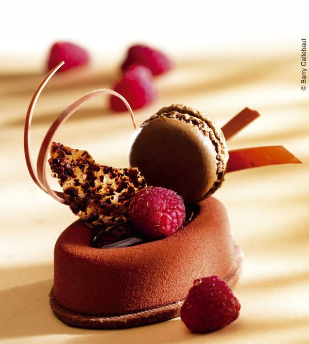 Tortinha de chocolate com framboesa Tortinha de chocolate com framboesa