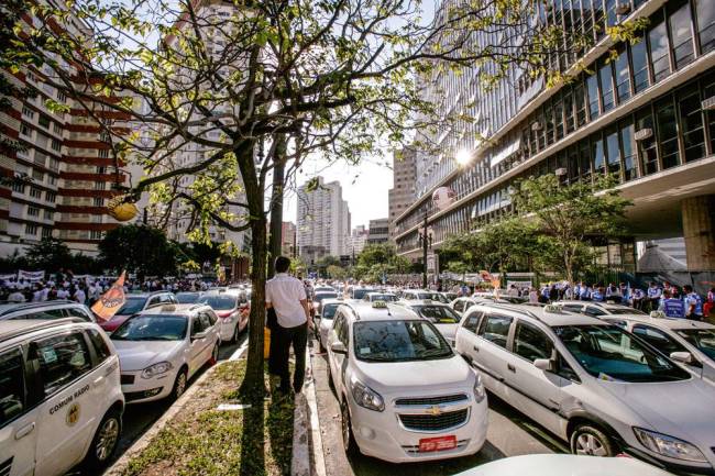 Taxistas Uber