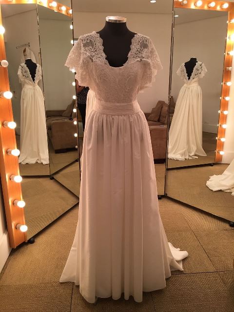 Bazar anual de Marie Toscano tem vestidos de noiva com descontos de até 70%