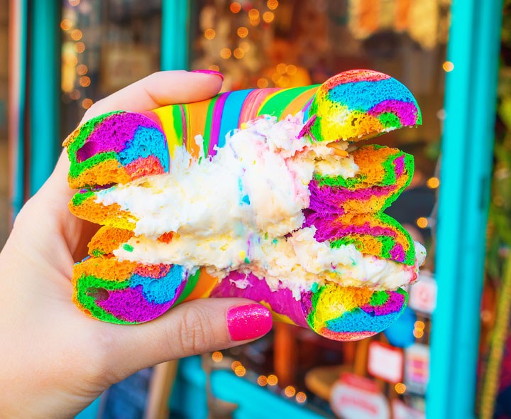 Bagel arco-íris é o novo doce-sensação de Nova York