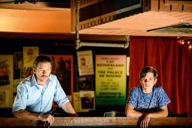 Ethan Hawke e Ellar Coltrane: o tempo passa aos olhos do espectador Ethan Hawke e Ellar Coltrane: o tempo passa aos olhos do espectador