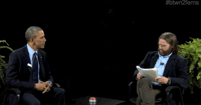 Barack Obama participa de programa de humor de Zach Galifianakis; veja