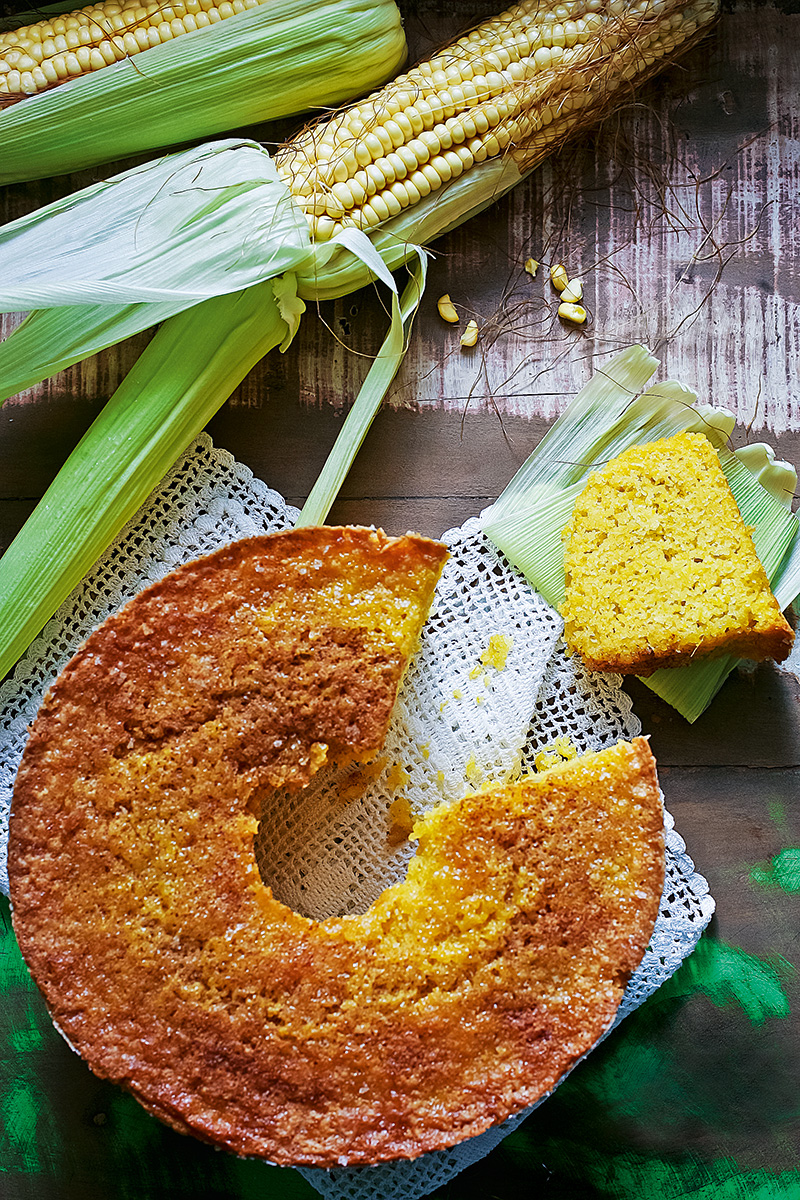 Três delícias com milho