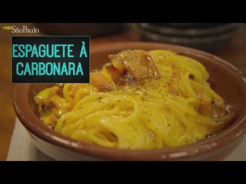 Receita: espaguete à carbonara