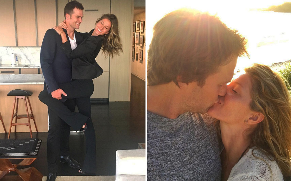 Gisele Bündchen e Tom Brady comemoram aniversário de casamento