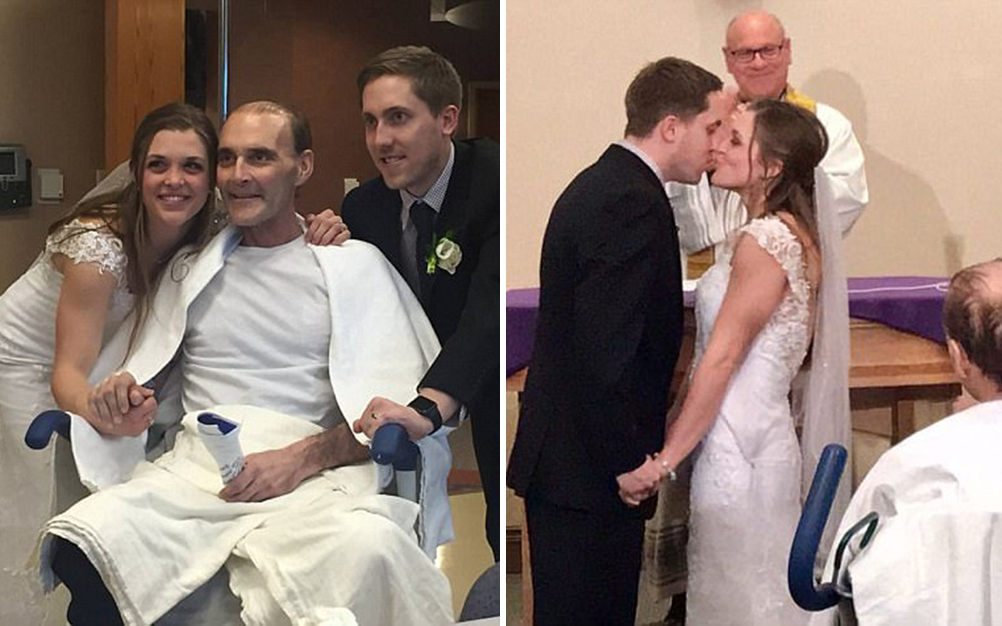 Cidade antecipa casamento e formatura por médico doente