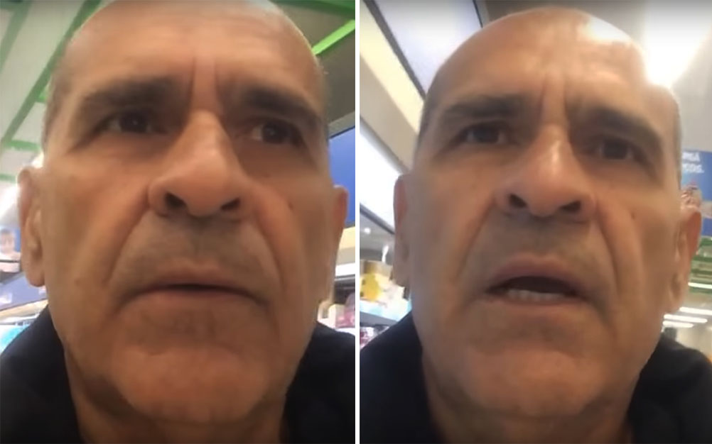 Preso em supermercado em Portugal, brasileiro grava vídeo