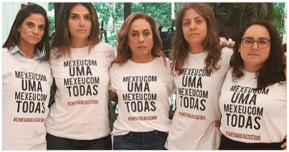 Artistas e figurinistas da Globo fazem levante contra o assédio