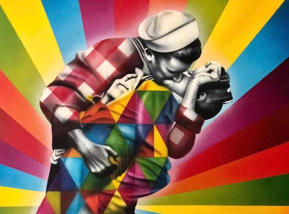 Eduardo Kobra ticiane pinheiro quadro