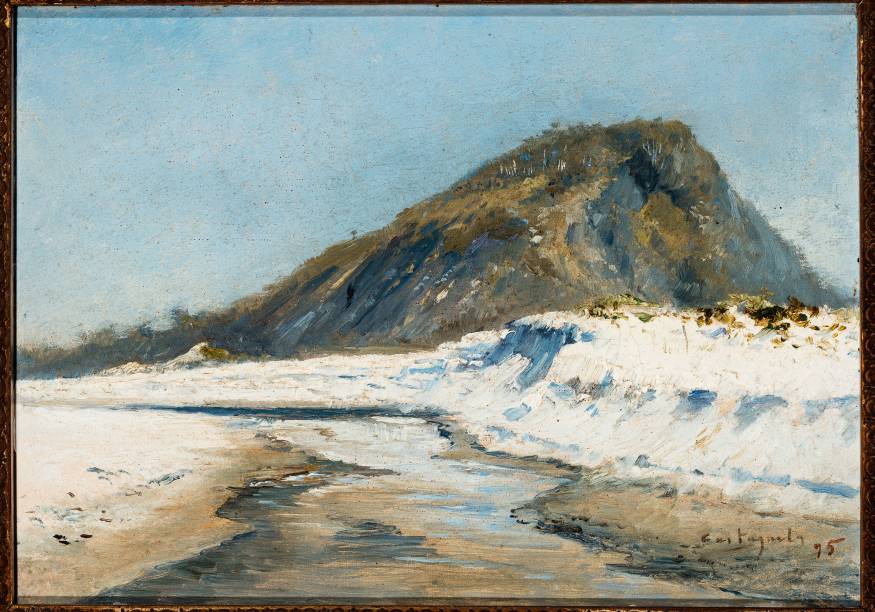 Giovanni Battista Castagneto - Praia do Leme 1895