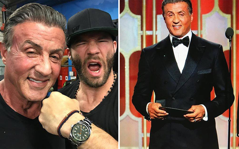 Aos 70 anos de idade, Sylvester Stallone surpreende no Facebook