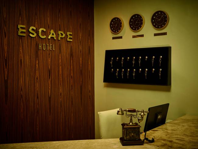 Escape Hotel – recepcao