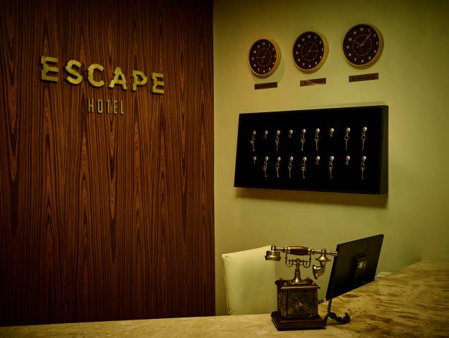 Escape Hotel: recepção Escape Hotel: recepção