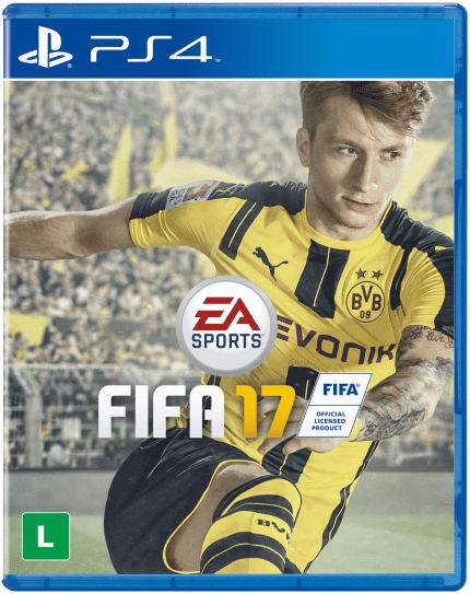 FIFA 17 – Saraiva. De R$ 199,90 por R$ 134,91