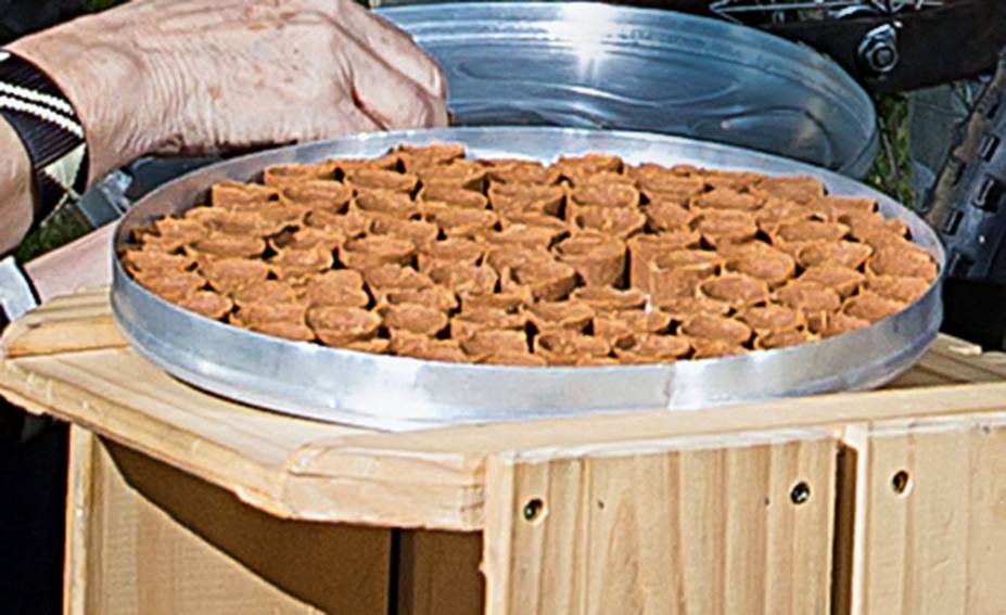 Paçoquinhas do
Tordesilhas: 5 reais
por três unidades Paçoquinhas do
Tordesilhas: 5 reais
por três unidades