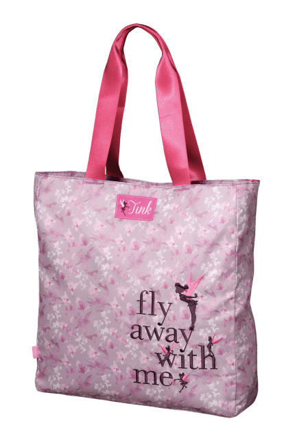 SARAIVA – tot Bag Tinker Bell Square – Tinker Lilás