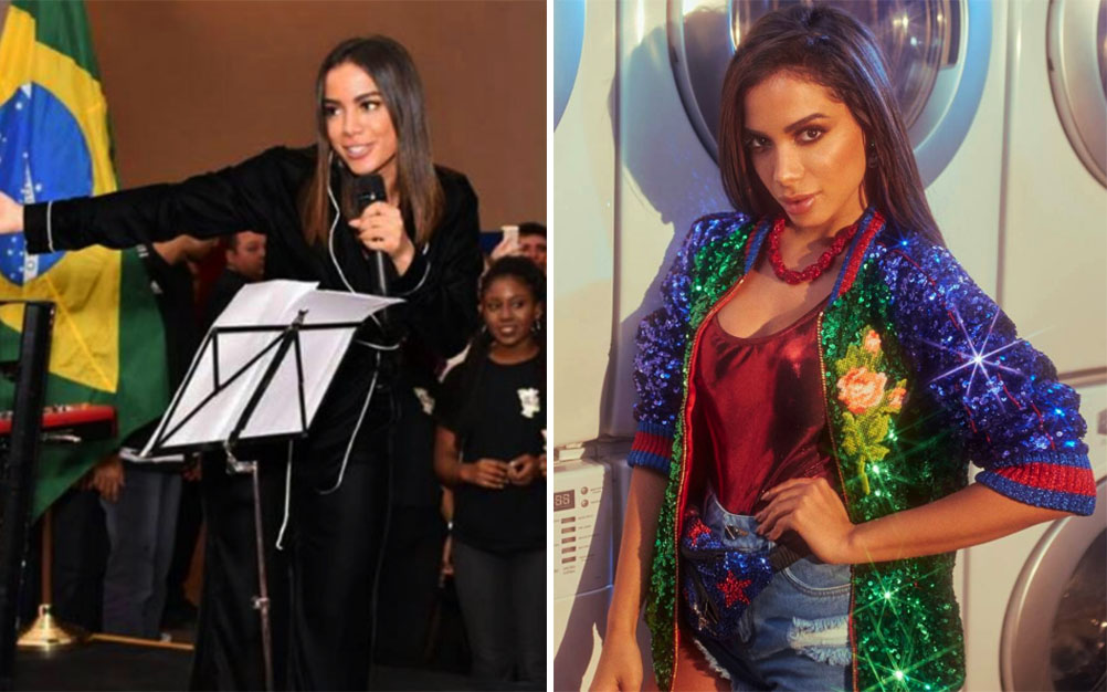 Anitta se apresenta no consulado americano do Rio de Janeiro