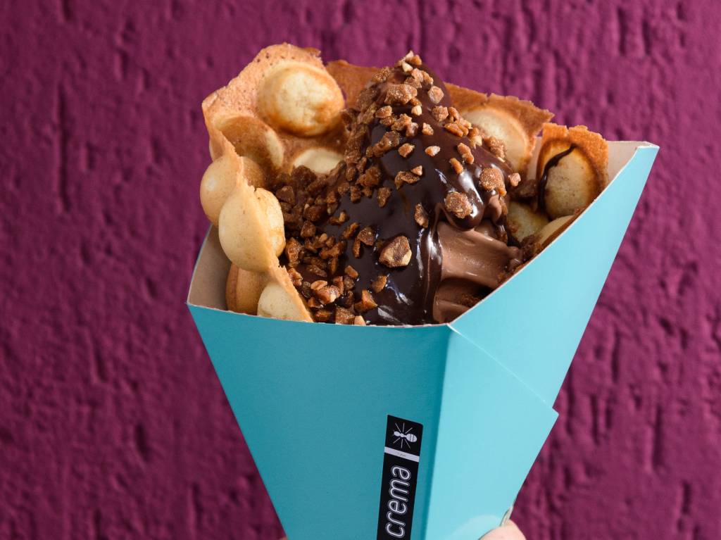 Carole Crema lança sorvete no cone quentinho