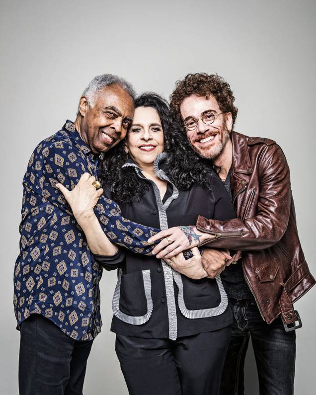 Gilberto Gil, Gal Costa e Nando Reis: canções inéditas no repertório