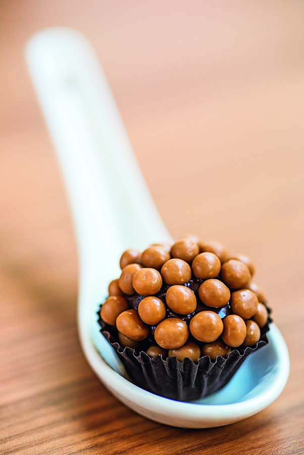 Brigadeiro de caramelo com flor de sal